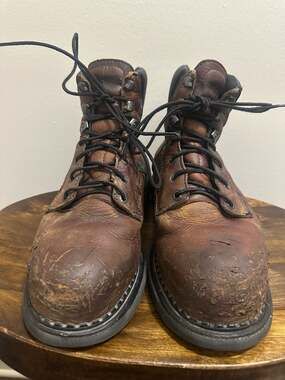 Red Wing 2226 DynaForce Men's Steel Toe EH Brown Leather Work Boots